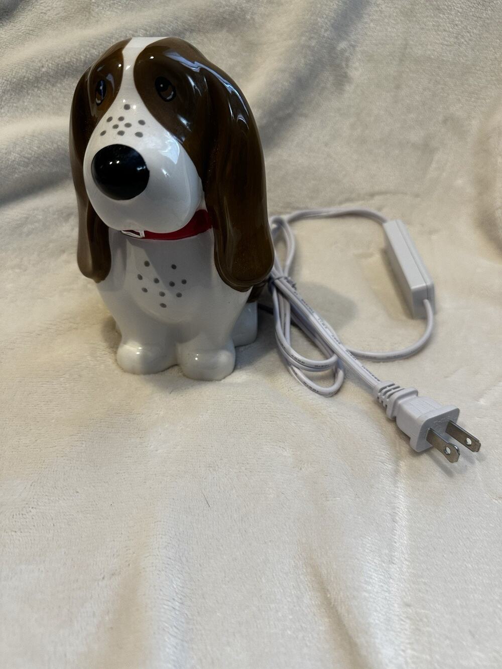 The Pioneer Woman Basset Hound Ceramic Electric Night Light Timer Tested Works
